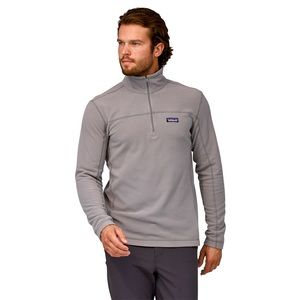Patagonia Men's Micro Fleece Grey Quarter Zip Pullover. Excellent condition.